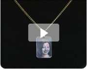 Video Gouden Foto Hangertje (rechthoekig)
