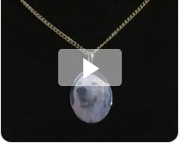 Video Hanger Graveren Met Foto (ovaal)