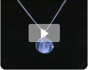Video Foto Hanger Graveren Zilver Met Dun Zwart Randje (geoxideeerd) (rond)