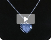Video Foto Hanger Zilver Met Zwart/witte Rand (hartje)