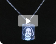 Video Rhodium Hanger (rechthoek, Semi Ovaal)